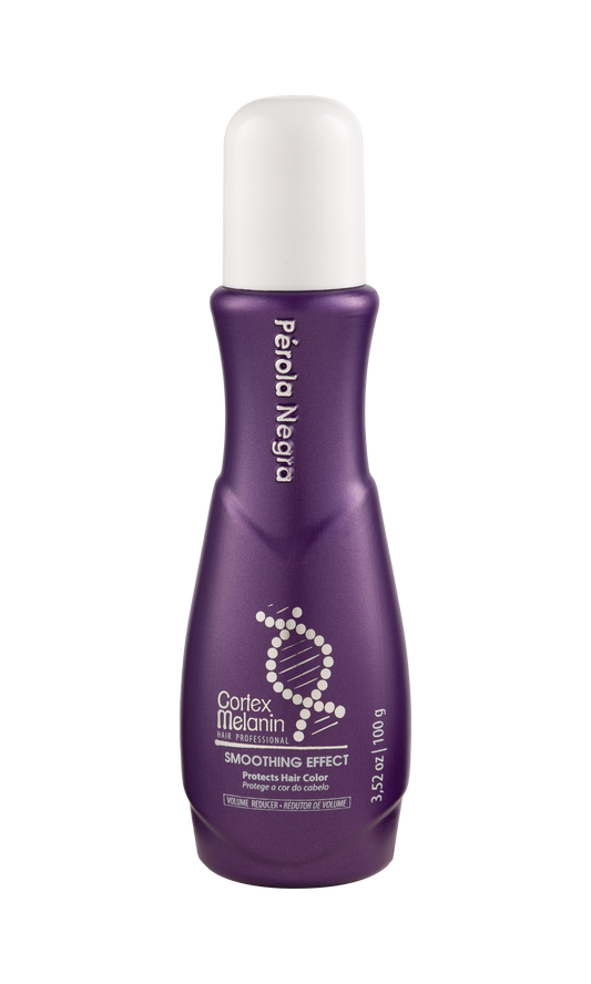 Perola Negra Cortex Melanin Smoothing Effect - Treatment Complex Blowout - Protects Hair Color - Volume Reducer, Brazilian Keratin - Hair Straightening 3.52 oz