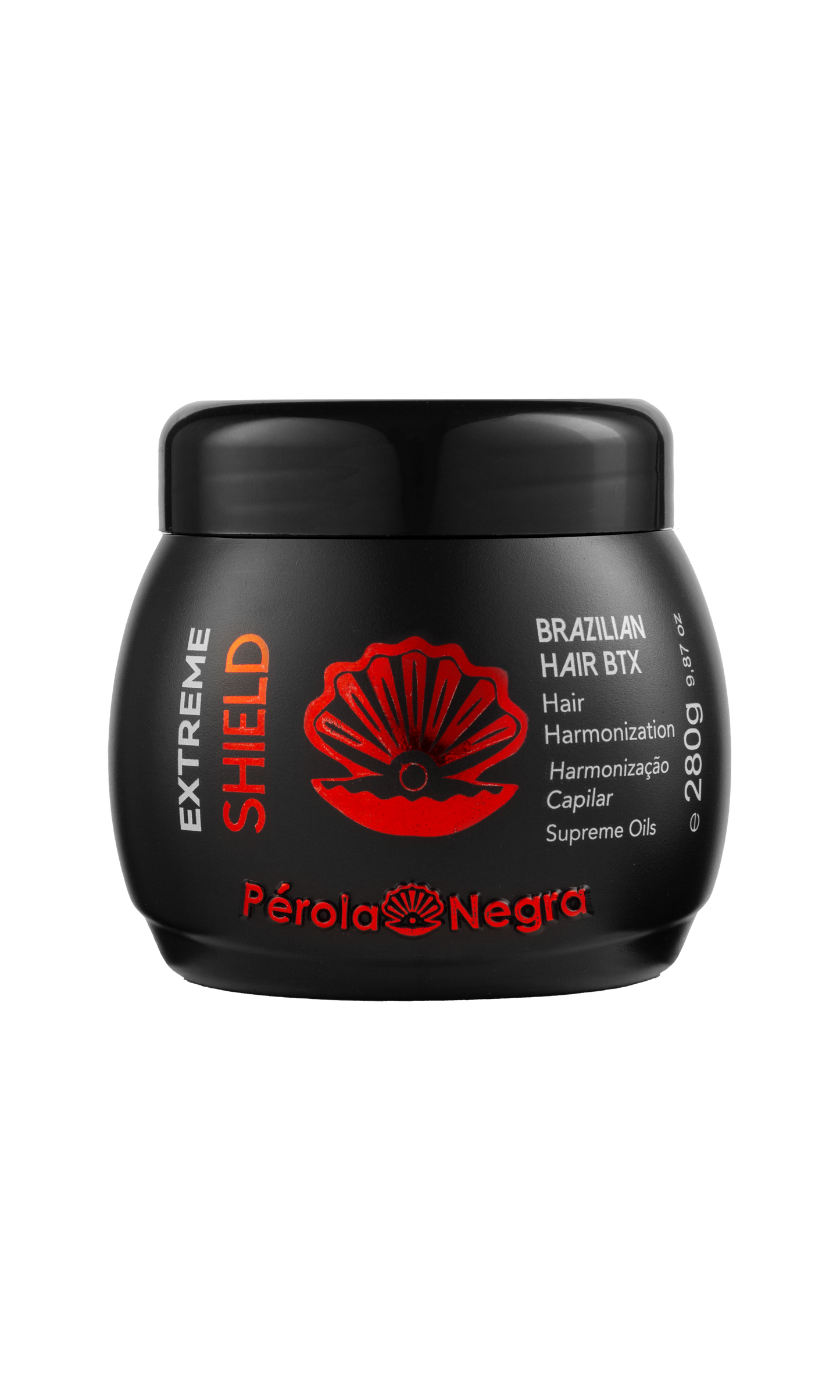 Pérola Negra Extreme Shield, Brazilian Hair Btx, Hair Harmonization, Anti-frizz Action - Intensive Treatment for all hair types, Hair Mask for Damage Repair and Control of Frizz and Volume 9.87 oz