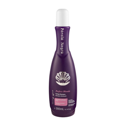 Perfect Blonde Kit - Shampoo 300ml and Toning Mask 280g - Perola Negra