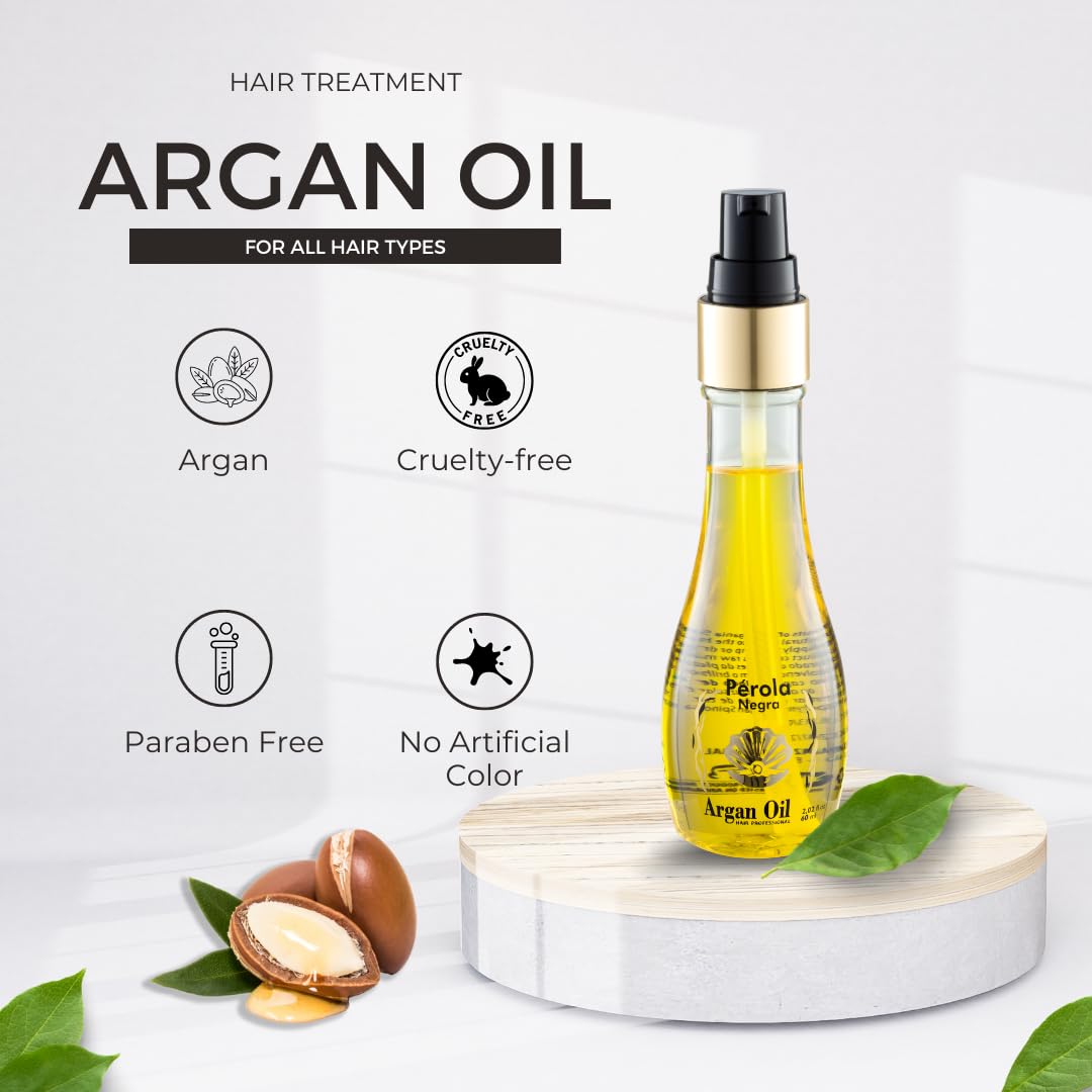 Kit Perola Negra Gold Therapy - ( Hair Straightening 1kg ,Shampoo 300ml ,Conditioner 300ml, Mask 280g and Oil 60ml )