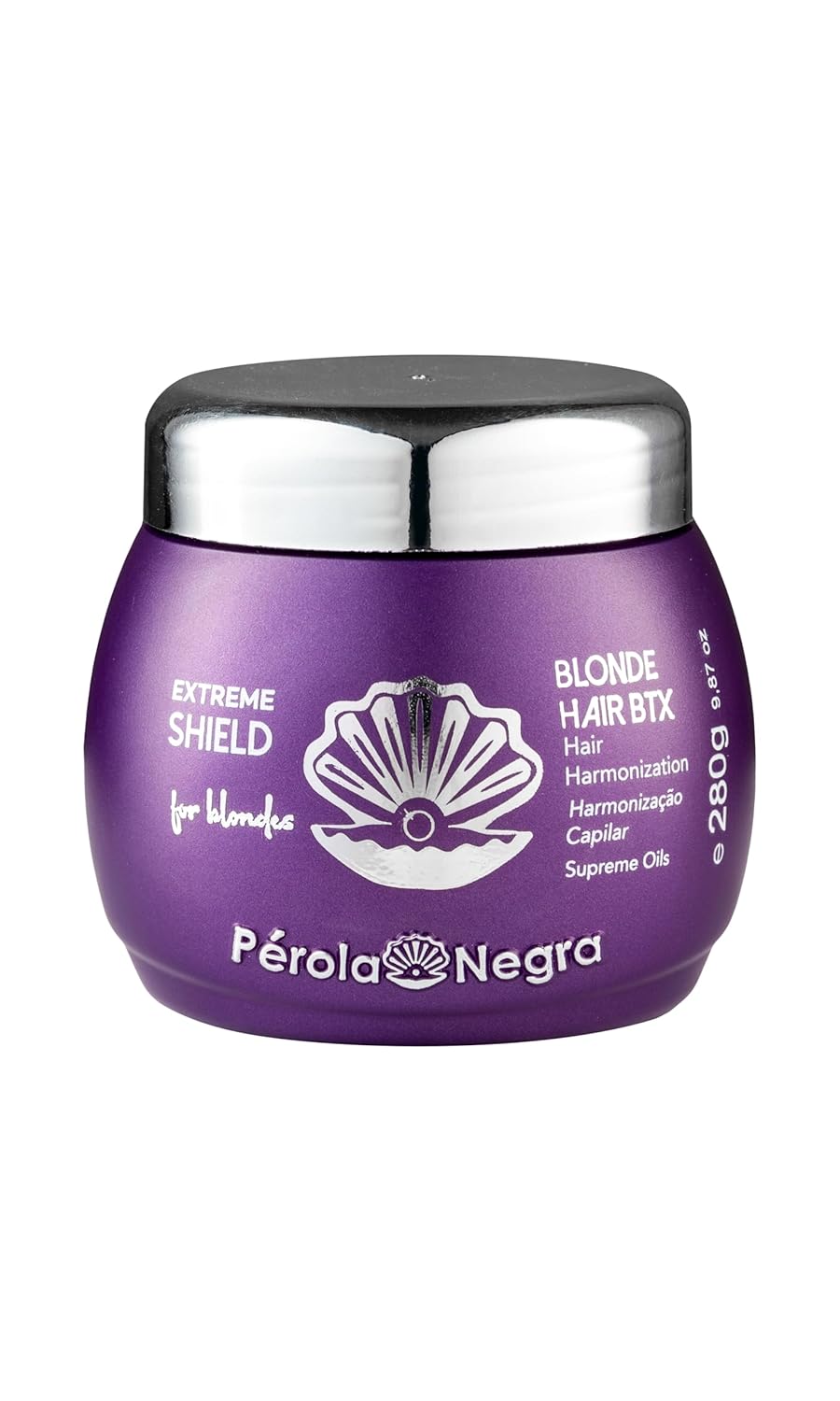 Kit Perola Negra Cortex - blond ( Smoothing Effect Cortex 1Kg - Shampoo Blond 300ml - Mask blond 280g - Botox Blond 280g - Oil 60ml )