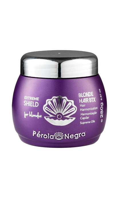 Kit Perola Negra Cortex - blond ( Smoothing Effect Cortex 1Kg - Shampoo Blond 300ml - Mask blond 280g - Botox Blond 280g - Oil 60ml )