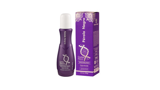 Perola Negra Cortex Melanin Smoothing Effect - Treatment Complex Blowout - Protects Hair Color - Volume Reducer, Brazilian Keratin - Hair Straightening 3.52 oz