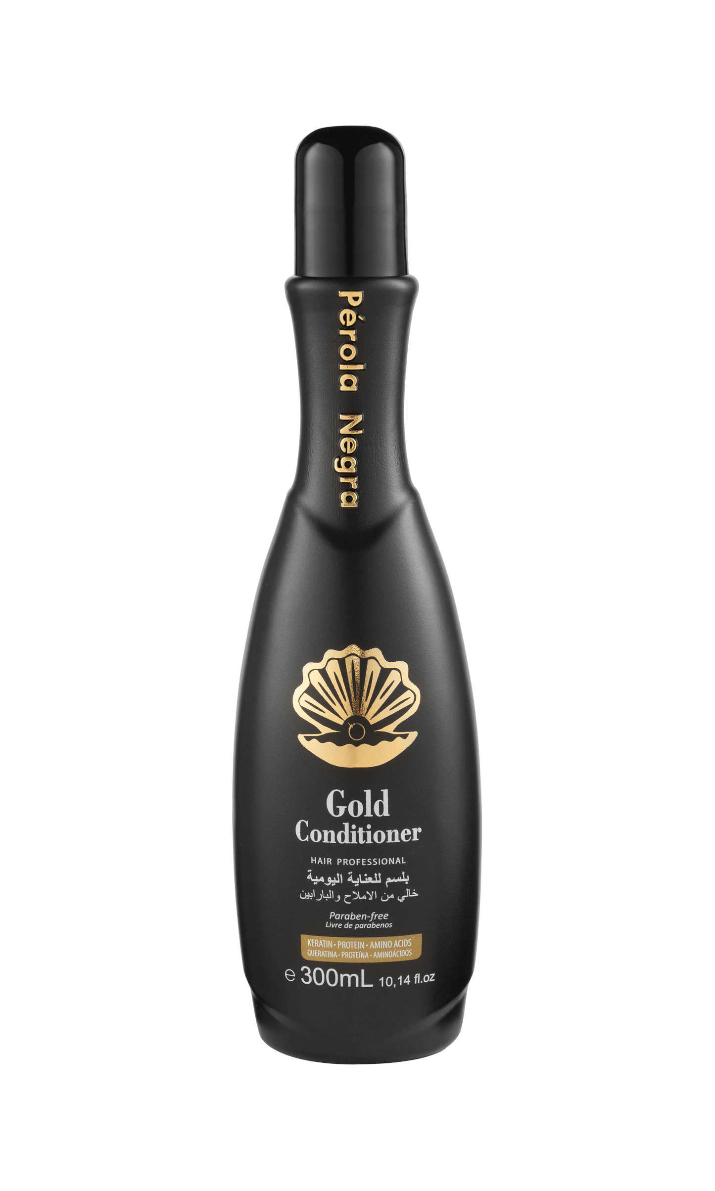 Kit Perola Negra Gold Therapy - ( Hair Straightening 1kg ,Shampoo 300ml ,Conditioner 300ml, Mask 280g and Oil 60ml )