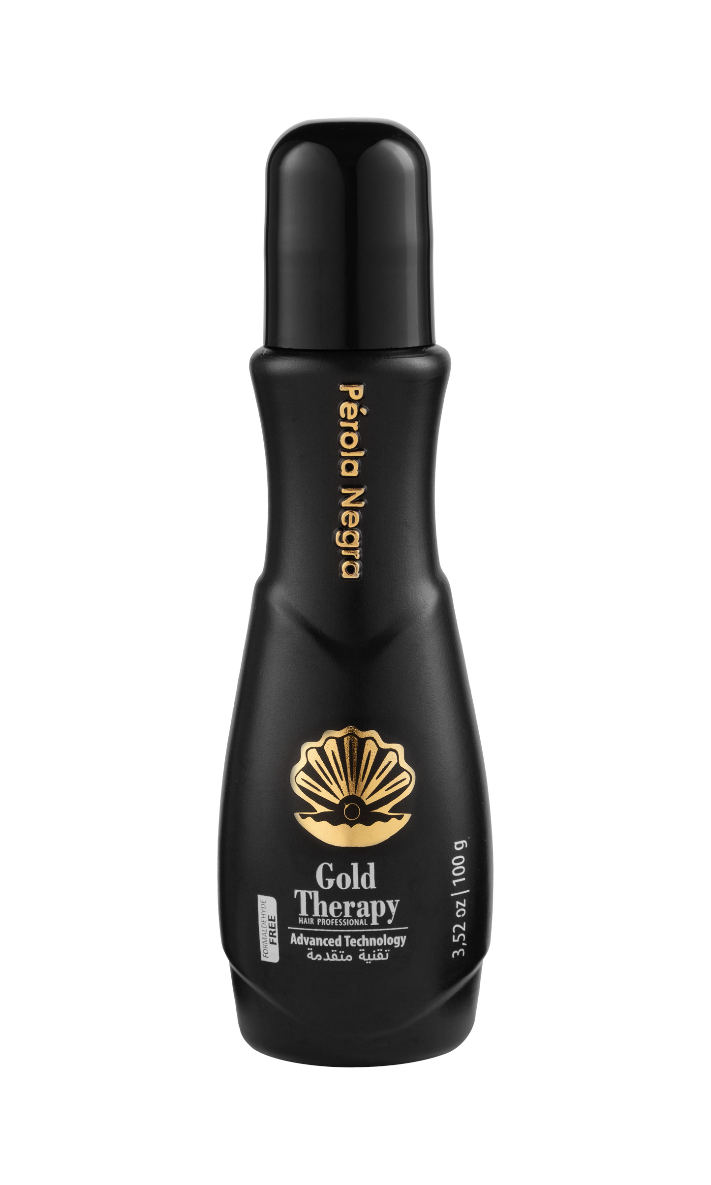 Perola Negra Gold Therapy Hair - Treatment Complex Blowout - Brazilian Keratin - Formaldehyde Free - Hair Straightening 3.52 oz