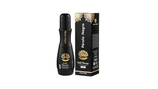 Perola Negra Gold Therapy Hair - Treatment Complex Blowout - Brazilian Keratin - Formaldehyde Free - Hair Straightening 3.52 oz