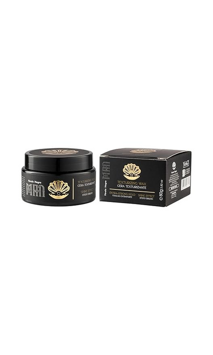 PÉROLA NEGRA Texturizing Wax for Men, Extra-Strong Hold, Shine Effect, 2.82 oz