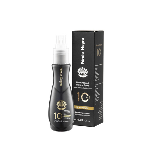 Perola Negra Multi-Benefit Treatment Leave-in Spray 10 in 1 - Blend of supreme oils 100ml