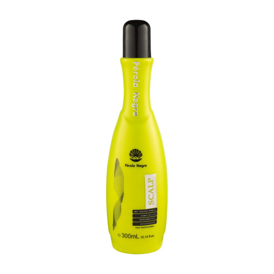 Perola Negra Shampoo Scalp Anti-Dandruff Treatment - Refreshing Effect - for All Hair Types 10,14 fl.oz Green
