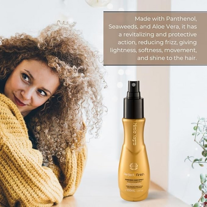 Perfect Finish, Finishing Spray, For Curly or Straight Effect, Fixation and Anti-frizz Action 100ml - Pérola Negra