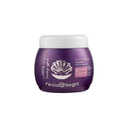 Perfect Blonde Kit - Shampoo 300ml and Toning Mask 280g - Perola Negra